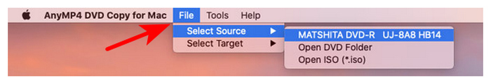 Anymp4 Dvd Copy Select Source