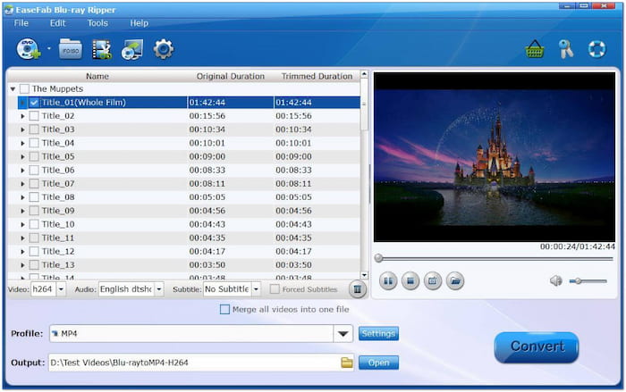 Easefab Blu-ray Ripper