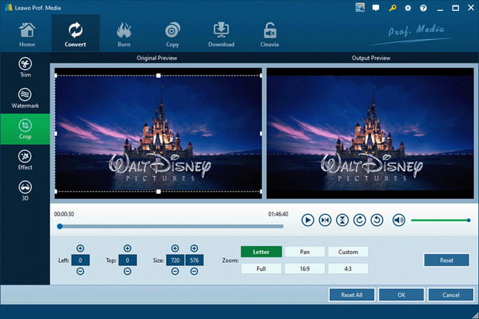 Funkcje edycji Leawo DVD Ripper