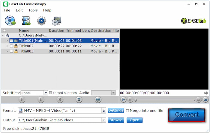 Beginnen Sie mit der Blu-ray-Konvertierung