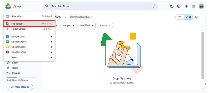 Cloud Storage File Upload