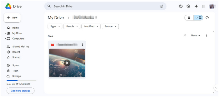 Cloud Storage Video Uploaded