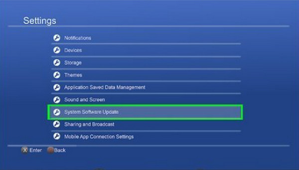 Lire un Blu-ray sur PS4 Modifier les paramètres