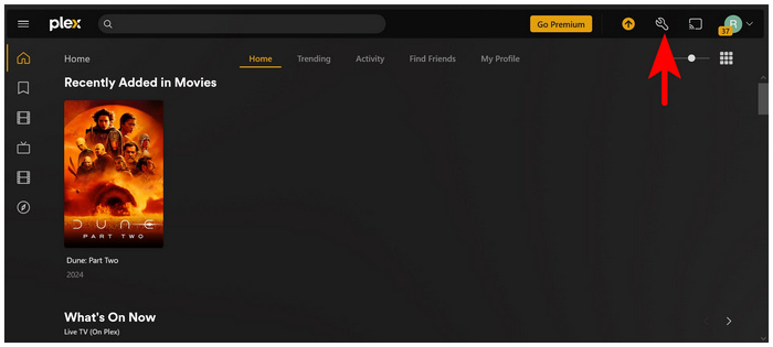 Plex Select Settings