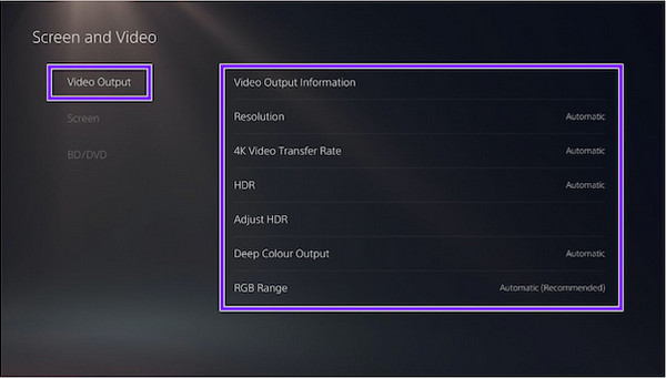 PS5のブルーレイ再生設定