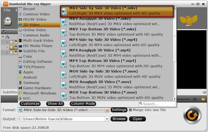 Select Multi Track