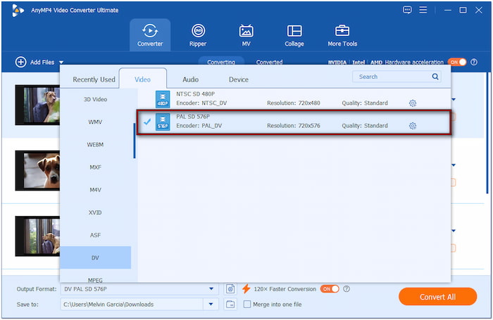 Select Pal Format