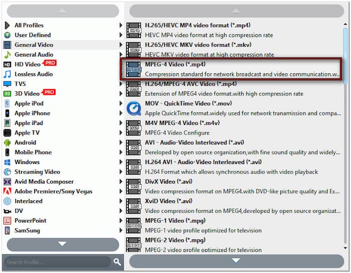 Set Output Format