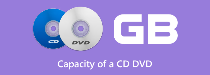 Jaká je kapacita prázdného CD/DVD?