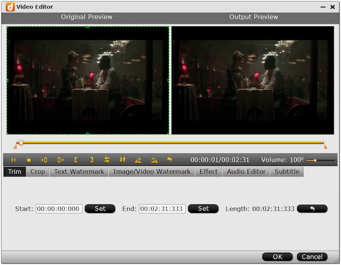 Integrierter Video-Editor
