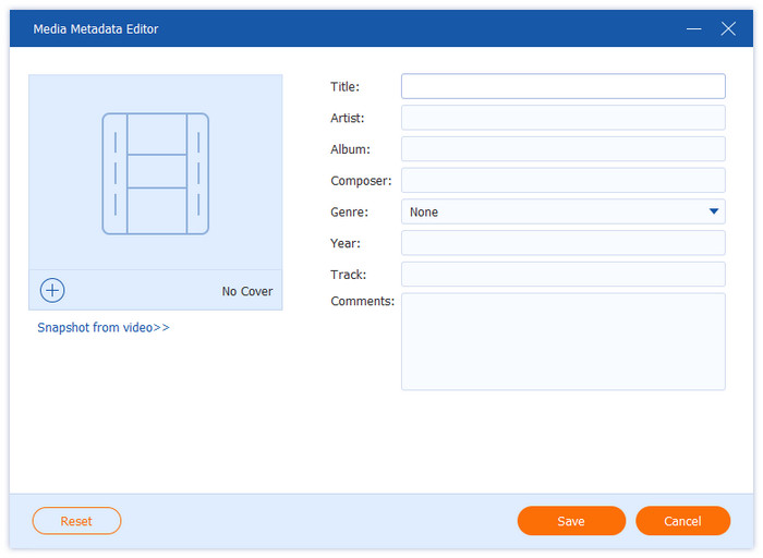 Редактировать метаданные медиа