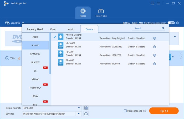 Formati basati sul dispositivo