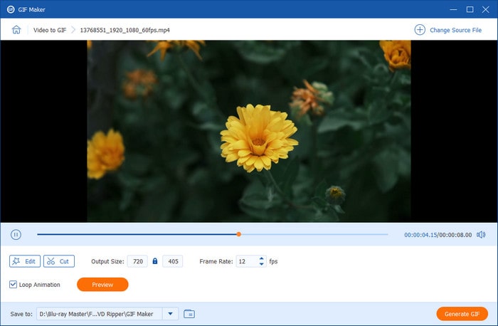 Создатель гифок Превратите видео в GIF
